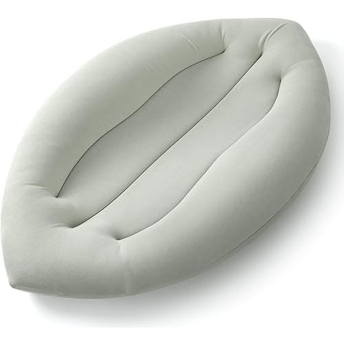 Baby Lounger for Newborn: Skin-Friendly & Breathable for 0-12 Months Infant Tummy Time & Playtime - Portable & Lightweight for New Parents Home Use & Travel