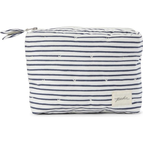 Pehr Water Resistant Coated Organic Cotton Pouch, Ink