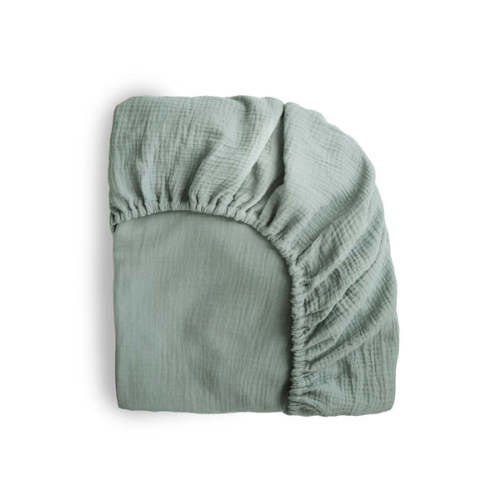 Mushie Mini Baby Muslin Crib Sheet