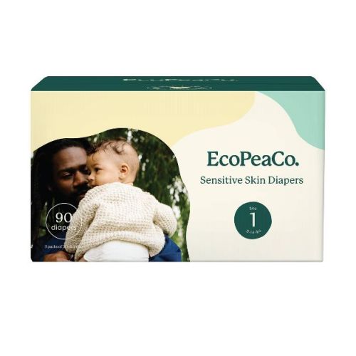 EcoPeaCo. Bamboo Disposable Diapers - Size 1 - 90ct