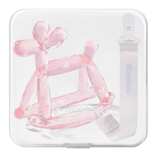 Miraloop Jellydog Silicone Rocking Teether for Babies