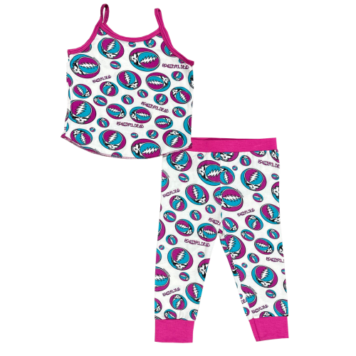 Grateful Dead Pink Tank Top Thermal Set