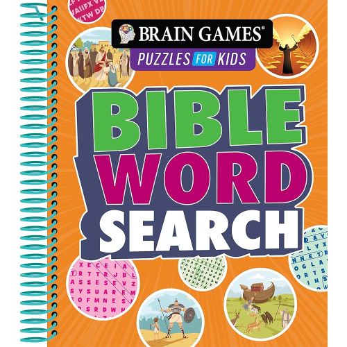 Brain Games Puzzles for Kids - Bible Word Search (Ages 5 to 10)