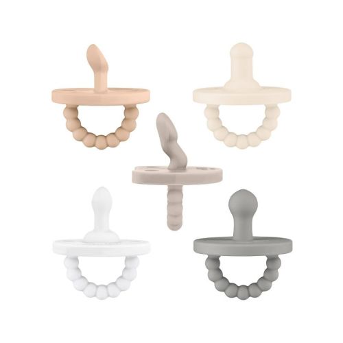 Ryan & Rose Cutie Pat Pacifier Kit - Neutral - 5pc