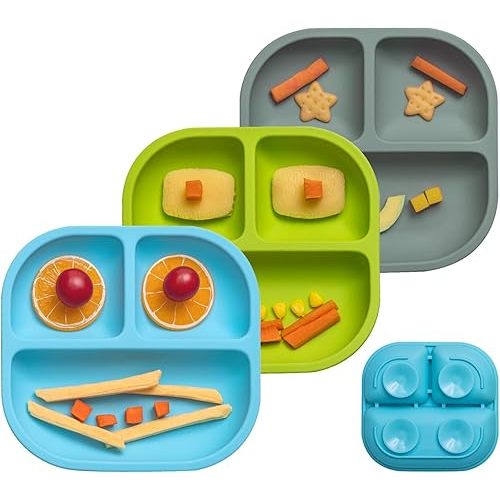 BABELIO Powerful Suction Plates for Baby and Toddler