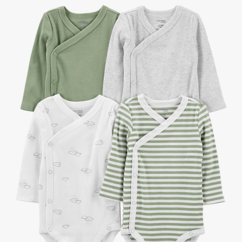 Simple Joys by Carter's unisex-baby 4-pack Side Snap Bodysuit