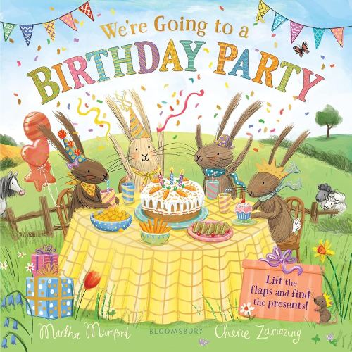 We're Going to a Birthday Party: A Lift-the-Flap Adventure (The Bunny Adventures)