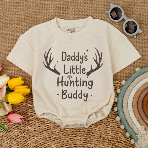Daddy's Little Hunting Buddy Romper, Hunting Baby Bodysuit, Baby Boy Clothes, Country Boy, Newborn Outfit, Baby Announcement, Baby Shower