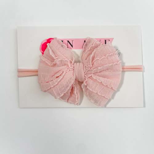Skinny Mini Ruffled Headband- Ballet Mini Ruffle