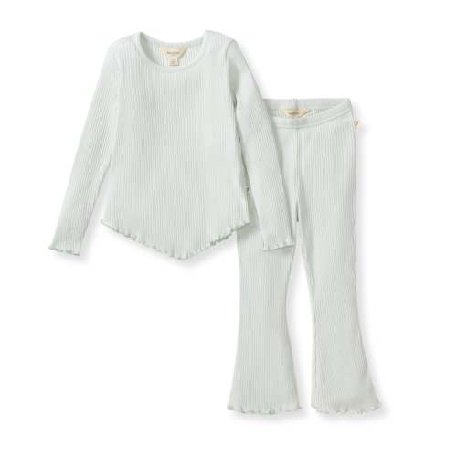 Wide Ribbed Tee & Flare Pants Set – Burt's Bees Baby