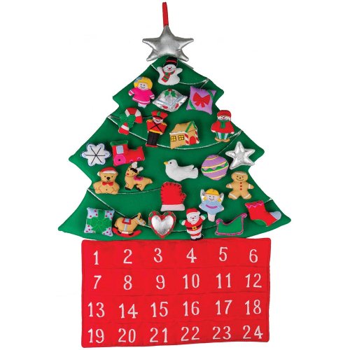 Christmas Tree Fabric Advent Calendar
