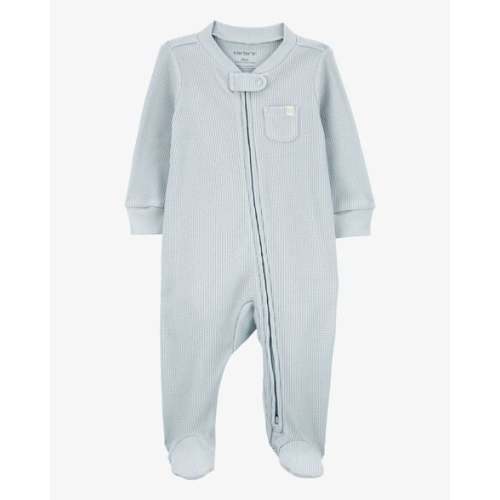 Baby 2-Way Zip Waffle Knit Sleep & Play Pajamas - Carter's | Carter's