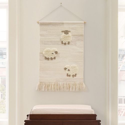 Woven Sheep Tapestry