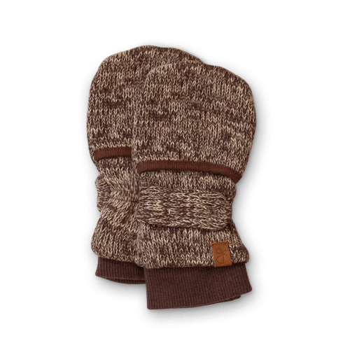 STAY ON KNIT MITTS | BARK