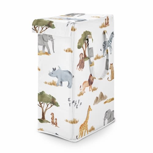 Jungle Collection Laundry Hamper with Handles