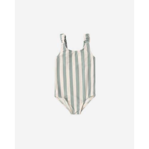 Scrunch One-Piece Green Stripe