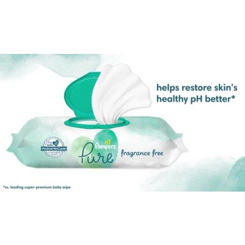 Pampers Aqua Pure Sensitive Baby Wipes - 560ct