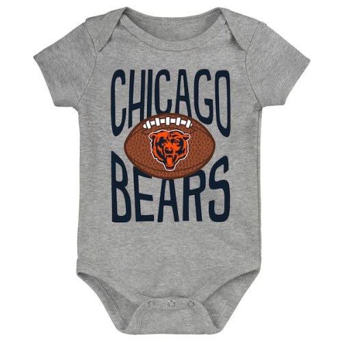 Newborn Outerstuff Gray Chicago Bears For the Ball Bodysuit