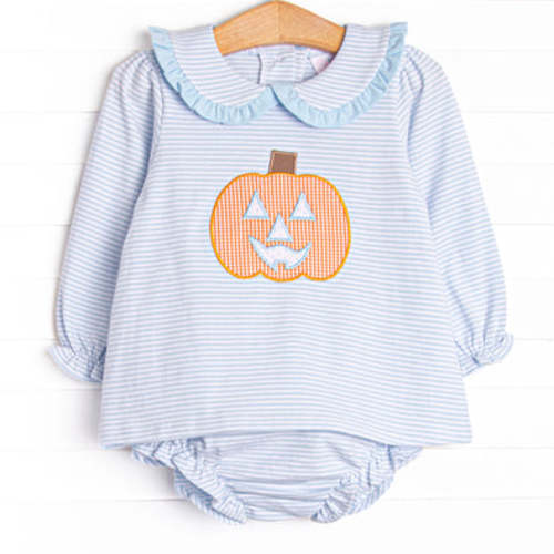 Cutest Carving Applique Diaper Set, Blue – Stitchy Fish