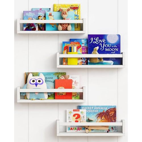 Floating Nursery Book Shelves