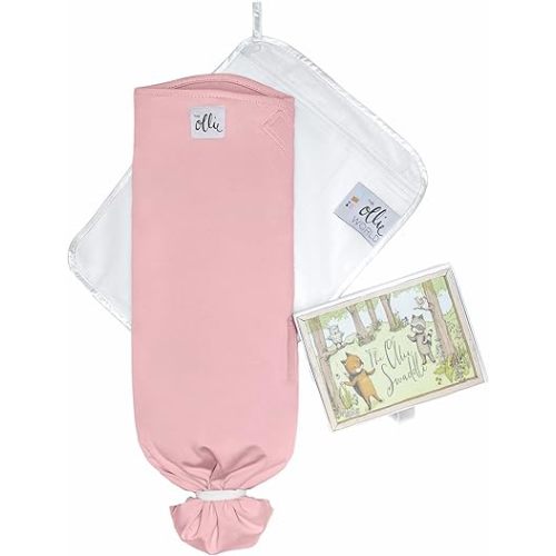 The Ollie Swaddle – Sleep Swaddle for Babies | Breathable, Moisture-Wicking Fabric to Prevent Overheating | Adjustable Fit (Maunie, One Size)