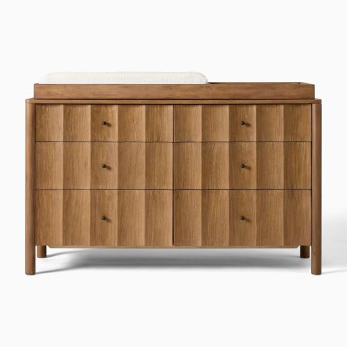 Scalloped 6-Drawer Changing Table (56")