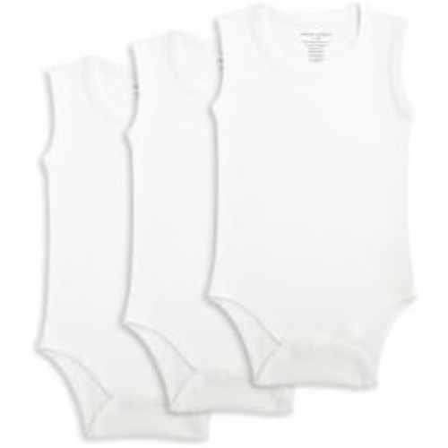 Sleeveless Baby Bodysuit 3-Pack - Ultra Soft 100% Pima Cotton - Organic Cotton Baby Clothes & Infant Clothes