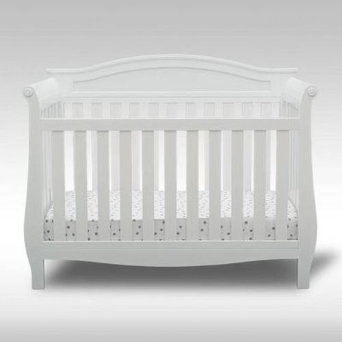 Delta Children Lancaster 4-in-1 Convertible Crib - Bianca White