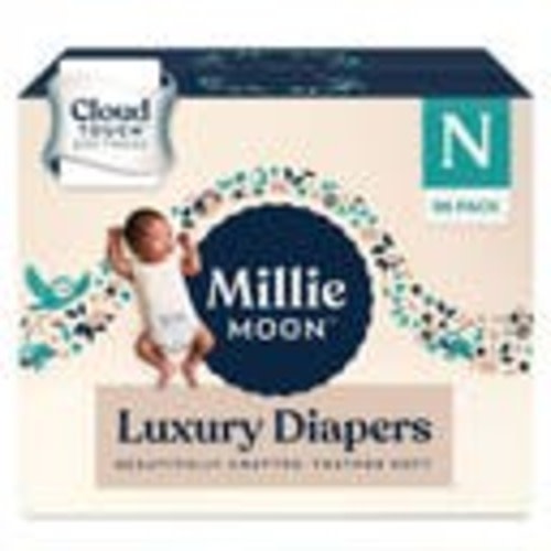 Millie Moon Luxury Disposable Diapers - Newborn - 96ct - Shipt