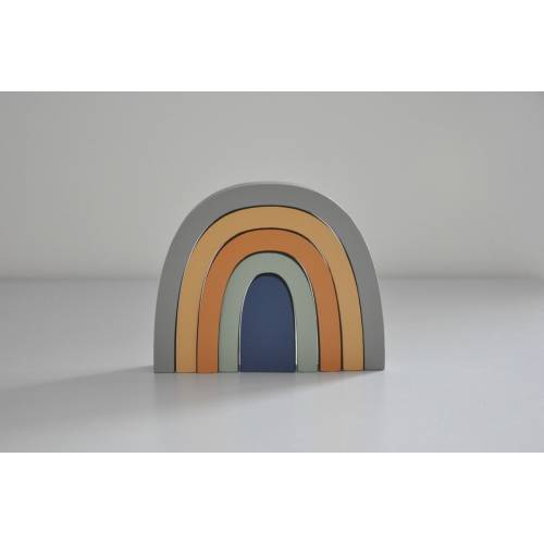 Eye Catching Wooden Rainbow | Boho Nursery Decor | Baby Gift | Home Decor | Montessori Play Material | Wooden Toys | Colorful Rainbow Block