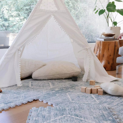 House of Noa Little Nomad Play Mat l Ula - Indigo, 4x6