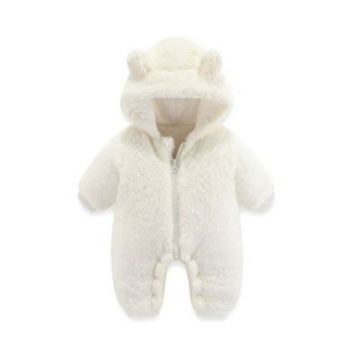 Baby Boys Girls Snowsuit Winter Coat Bear Warm Hooded Thick Romper Jumpsuit Outfits Girls Fall Dresses Size 6 Baby Girl Jumpsuit Baby Girl Pants 12 Month Girl Clothes for Girls Summer Clothes for Big