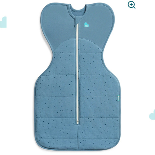 Swaddle Up™ 2.5 TOG Cotton Storm Blue Pebbles