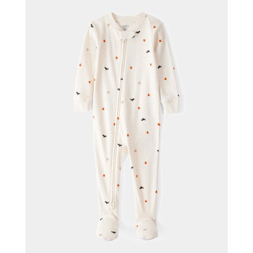 Baby 1-Piece Halloween 100% Snug Fit Cotton Footie Pajamas - Ivory - Carter's | Carter's