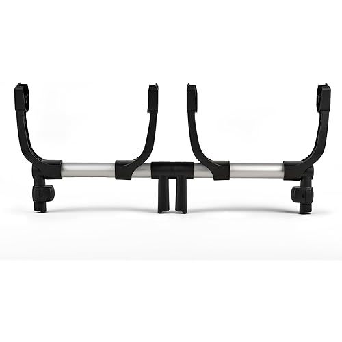 Bugaboo Donkey 6 Twin Car Seat Adapters – Click & Go Infant Car Seat Connector – Compatible with Maxi-COSI, Nuna PIPA & Bugaboo Turtle Air – Dual Set for Twin Configuration