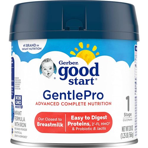 Gerber Good Start Baby Formula Powder, GentlePro Probiotics, Stage 1, 20 Ounce - 20 Ounce (Pack of 1)