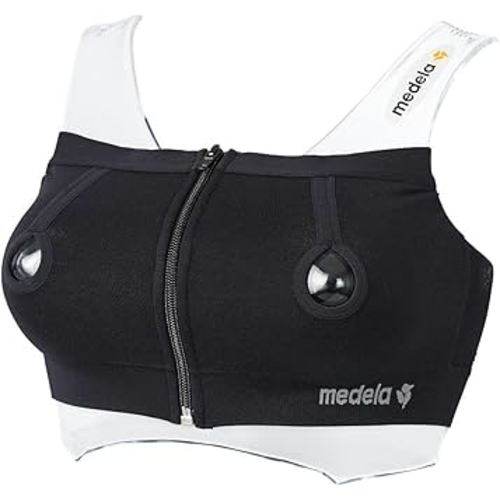 Medela Easy Expression Hands-Free Bustier, Large, Black