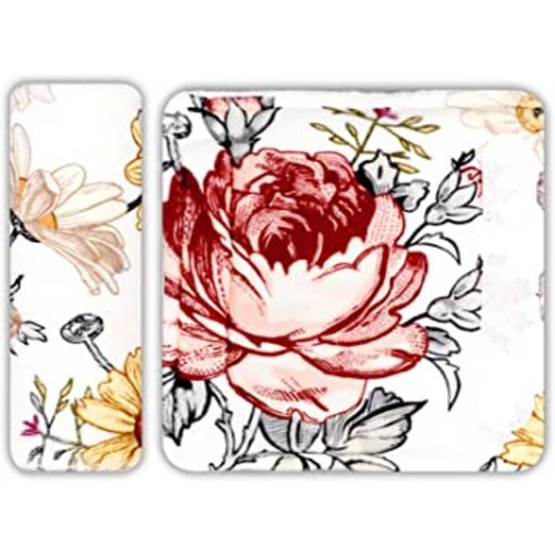 Baby Car Seat Strap Covers Shoulder Pads for Baby Kid, Super Soft Infant Carseat Belt Covers for All Car Seat Stroller, Floral