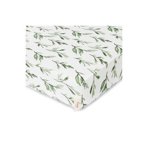 Cotton Sateen Fitted Crib Sheet