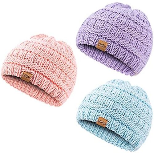 REDESS Baby Kids Winter Warm Hats, Infant Toddler Children Beanie Knit Cap Girls Boys
