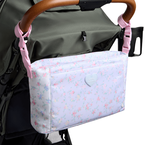 STATE Bags | STATE x LoveShackFancy Stroller Organizer Nylon Confetti Bloom / Wildflower Blue