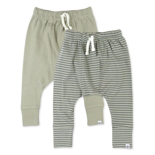 HonestBaby Multipack Honest Pants Joggers Pull on 100% Organic Cotton for Infant Baby and Toddler, Boys, Girls, Unisex