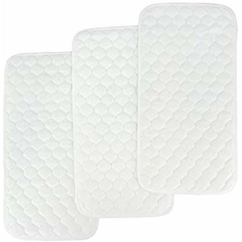 Bamboo Quilted Thicker Longer Waterproof Changing Pad Liners for Babies 3 Count by BlueSnail