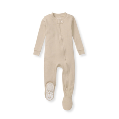 Solid Rib Organic Cotton Sleeper Pajamas