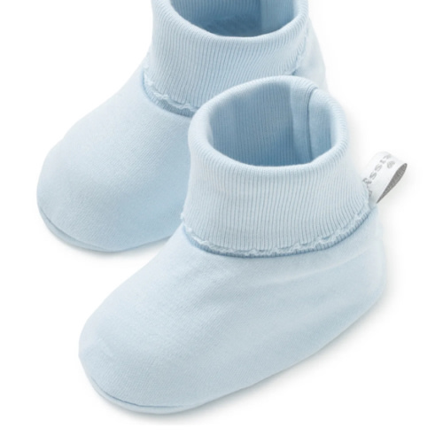 Blue Kissy Basics Booties