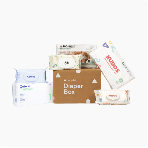 Babylist Diaper Box - 104 Diapers & 176 Wipes