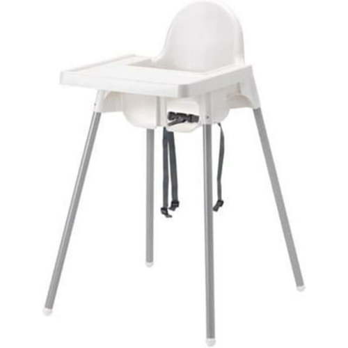 ANTILOP Highchair , White, 33 pound Max Load, Portable, Foldable, for Kid, Aged 6 months to 3 years