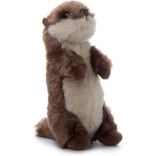 The Petting Zoo River Otter Stuffed Animal Plushie, Gifts for Kids, Wild Onez Babiez Wildlife Animals, River Otter Plush Toy 6 Inches