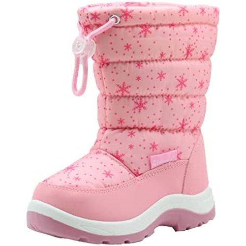 Apakowa Kid's Girls Cold Weather Snow Boots (Toddler/Little Kid)
