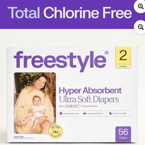 Freestyle Ultra Soft Baby Diapers, Size 2